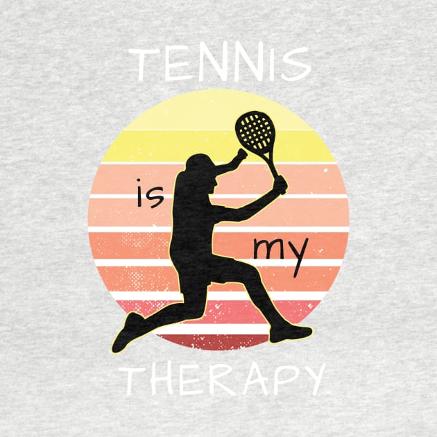 Tennis is my therapy by Dogefellas